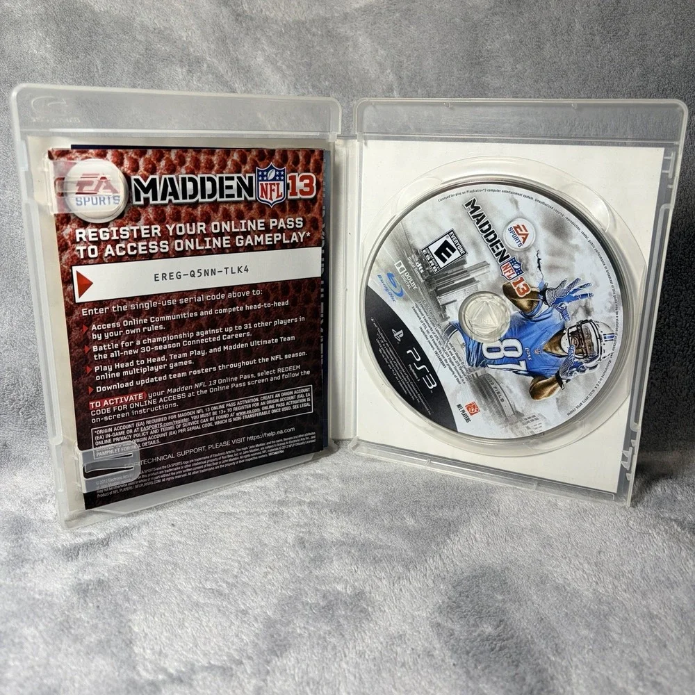 PS3 Sports games lot of 5 (MADDEN, NHL, NBA, PGA TOUR)-PREOWNED